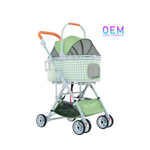 Poussette pliable de luxe pour animaux de compagnie, en alliage d'aluminium, 6 roues, grande capacité 25 kg, pour petits animaux, <span class=keywords><strong>chien</strong></span>, chat, voyage - Product Image 1