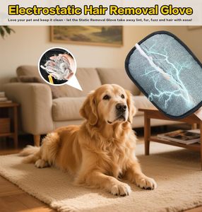 Gants en gros pas chers pour enlever les poils d'animaux (chats) - Product Image 2
