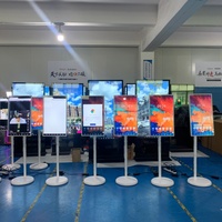 Pantalla Móvil de 24 Pulgadas, TV Portátil con Pantalla Táctil LED Full HD, Venta Directa de Fábrica, Precio Bajo, Entrega Rápida