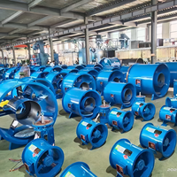 Ventilateur axial de pressurisation pour escaliers coupe-feu, ventilateur d'alimentation en air à pression positive pour la prévention de la fumée dans les immeubles de grande hauteur