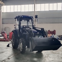 Tracteur agricole avec chargeur frontal, tracteur de jardin, 30hp, 40hp, 50hp, 60hp, 70hp, 80hp, vente directe d'usine