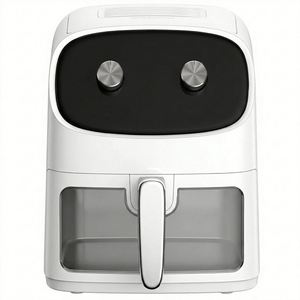 Friteuse à air grande capacité 6L avec fenêtre visible, double bouton, minuterie précise, contrôle de la température, sans huile, pour une cuisine saine - Product Image 2