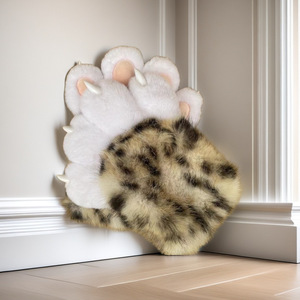 Faux Fur Plush Furry Cat Claw Gloves Fursuit Animal Fox Paws Mittens <strong>Halloween</strong> Cosplay Costume <strong>Accessories</strong> for <strong>Adult</strong> - Product Image 5