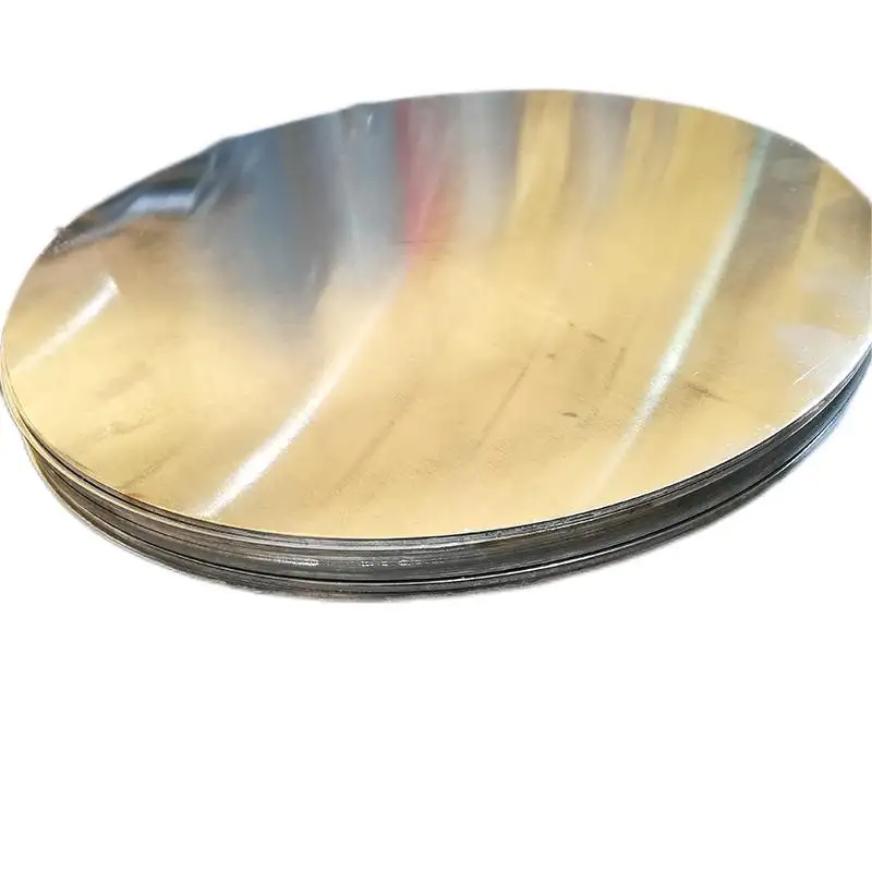Feuille d'aluminium ruban forme ronde plaque feuille aluminium disque aluminium cercles pour cuisine
