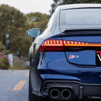 Pièces de voiture en fibre de carbone sèche les plus vendues, aileron de coffre arrière pour AUDI A7 S7 C8, kit d'aileron arrière, modification de véhicule