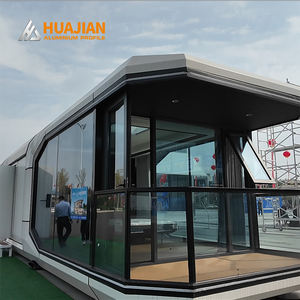 בית קפסולה מודולרי מאלומיניום ידידותי לסביבה, חסכוני באנרגיה, עיצוב ירוק, קפסולת חלל מאלומיניום, קבין תפוח. - Product Image 3