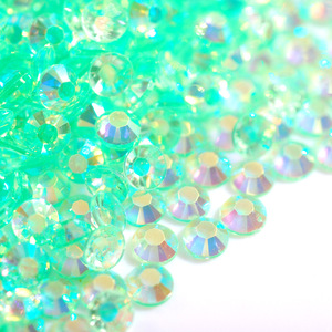 Vente en gros 4mm Transparent AB Gelée Résine Strass Strass Gemme Flatback Cristal Pierres Nail Art Chaussure Décoration 10000pcs - Product Image 2