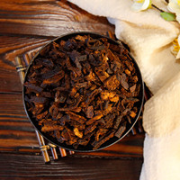 Écorces de mandarine séchées et carbonisées (Citrus reticulatae pericarpium) pour soupes, cuisson, thé et préparation d'épices