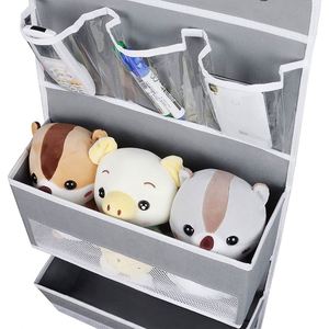 Wall Mount Over Door Hanging Organizer Storage Shelf Over the Door Organizer Collapsible Closet - Product Image 3