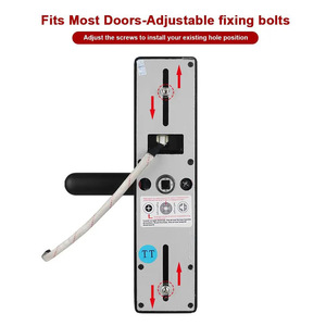 Smartlock cerradura inteligente con Wifi điện tử phía trước cửa khóa cho căn hộ chung cư cho thuê - Product Image 3