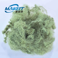 Poly fibre discontinue non siliconée de haute résistance 1.4D * 38mm fibre de polyester PSF non siliconée
