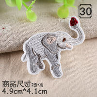 Yiwu Wintop Hot Sale Schattige Kleine Dierlijke Vorm Cartoon Borduurpatches Voor Kinderen Kleding
