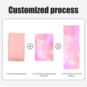 Toalla de Yoga <span class=keywords><strong>Manduka</strong></span> Rosa Grande de Lujo con Logotipo Personalizado, Microfibra Suave, Etiqueta Privada, Esquinas Antideslizantes, Bolsillo y Agarre para Gimnasio y Hot Yoga - Product Image 3