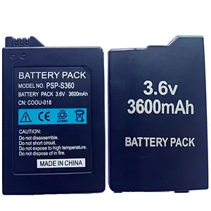 סוללה נטענת 3600mah עבור Psp 2000/3000 דיור סוללה