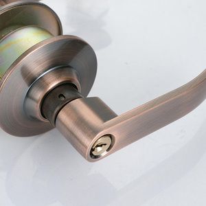 An ninh hình trụ Knob Door <span class=keywords><strong>Lock</strong></span> LEVER xử lý thép không gỉ cửa <span class=keywords><strong>Key</strong></span> trong đòn bẩy chính phòng ngủ hình trụ Door Knob khóa - Product Image 3