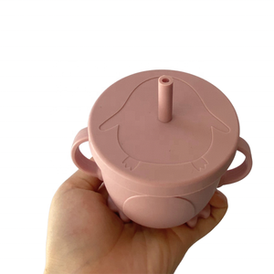 Gobelets en silicone pour enfants avec des motifs mignons et des couvercles anti-fuite Modèle KKBB30 - Product Image 3