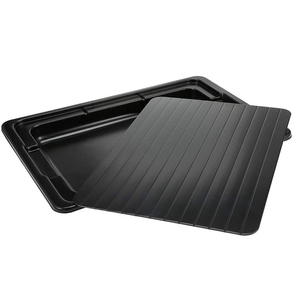 <span class=keywords><strong>Placa</strong></span> de Descongelación Rápida de Aluminio Grueso de Alta Calidad, Apta para Lavavajillas, Bandeja para Descongelar Alimentos Congelados con Bandeja de Goteo - Product Image 3