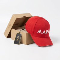 Gorra de Béisbol de Lujo con Logotipo Personalizado, de Alta Calidad, de Algodón Rojo, de 6 Paneles, con Bordado 3D Blanco, Visera Tipo Sandwich, para Deportes al Aire Libre, para Hombre