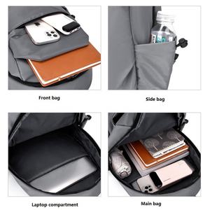 Mochilas clásicas básicas de viaje de gran capacidad, de nailon, para portátiles, mochilas escolares, para la vida diaria, impermeables, antirrobo, para computadora. - Product Image 4