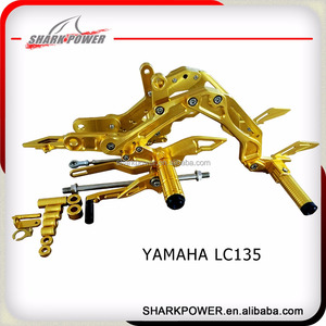Nueva llegada venta directa de pedal de control de aluminio cnc billet trasera ajustable conjuntos para yamaha lc135 - Product Image 2