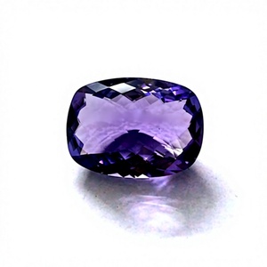 Achat en gros de pierres précieuses d'améthyste naturelle de couleur violette, taillées en coussin, facettées, semi-précieuses, certifiées par un tiers, de haute qualité - Product Image 2