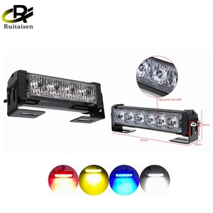 Đèn Cảnh Báo Nhấp Nháy 4/6LED Đèn Kỹ Thuật Đèn Flash Nổ Màu Đỏ Và Màu Xanh Phụ Kiện 12V 24V Cho Xe Hơi Thông Dụng - Product Image 2