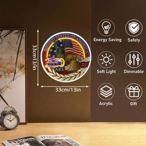En stock aux États-Unis : Enseigne néon personnalisée 250e anniversaire, commémoration <span class=keywords><strong>de</strong></span> l'<span class=keywords><strong>histoire</strong></span>, pour bar, chambre, fête - Product Image 5