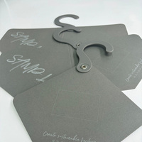 Cintre personnalisé en carton pour échantillons de tissu, cintre en papier kraft pour échantillons de tissu