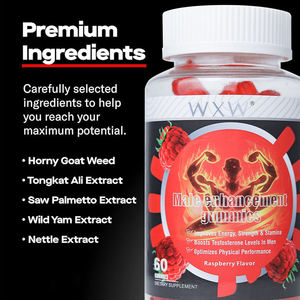 Énergie masculine fiable et bonne de Gummies d'amélioration fournissant des suppléments la sucrerie gommeuse de suppléments de fines herbes - Product Image 4