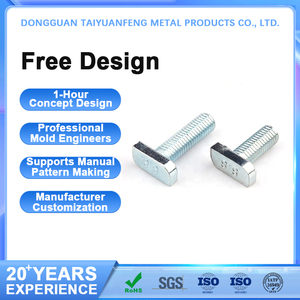 Galvanized Square Hammer Flat Head <strong>t</strong> <strong>Bolt</strong> Stainless Steel <strong>T</strong>-<strong>bolt</strong> M6 M8 M12 Stainless Steel <strong>T</strong>-Head <strong>Bolt</strong> <strong>T</strong> <strong>Bolts</strong> <strong>for</strong> Sunroom Frame - Product Image 1