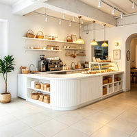 Ensemble de meubles de restaurant et de café modernes sur mesure, table et chaises de salle à manger commerciales complètes pour hôtel, café