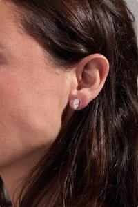 Vintage 1.50 Carat Water Drop Shape Stud Earrings 14K Yellow Gold - Product Image 4