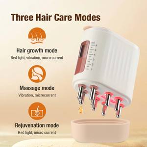Dropshipping Products 2025 Head <b>Scalp</b> <b>Massager</b> Waterproof Adjustable LED Light Therapy Vibration Massage - Product Image 5