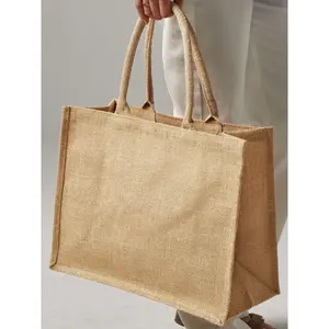 Sac de courses en jute scintillant, merchandising durable - Product Image 3