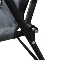 YILU Vente en gros Chaises de plage pliables et durables pour 2 personnes Banc de jardin pliable Chaise de camping