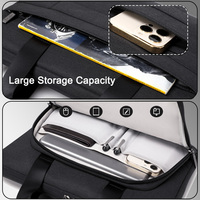 Sac à main pour ordinateur portable élégant et durable de 14 pouces et 16 pouces pour MacBook Windows - Léger, imperméable, antichoc, design portable à bandoulière