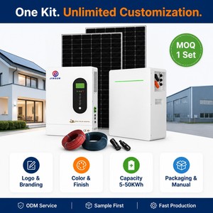 ระบบจัดเก็บพลังงานแสงอาทิตย์แบบไฮบริด โซลาร์เซลล์ 5kW 10kW 12kW 15kW 30kW ระบบพลังงานแสงอาทิตย์แบบครบชุดสำหรับ<span class=keywords><strong>บ้าน</strong></span> - Product Image 5