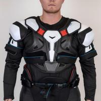 Protections d'épaule personnalisées légères pour hockey sur glace, protection de la colonne vertébrale en mousse HD, doublure en maille respirante et ventilée, vente en gros OEM