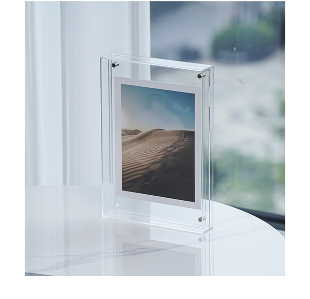 Wall Mounted Modern Transparent Acrylic Rectangle Handmade Eco-Friendly Picture Frame