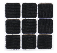 Patchs auto-agrippants ultra-fins réglables pour rangement de chambre à coucher, anti-rayures, adhésifs, attaches velcro, ruban velcro