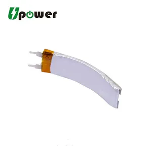 3.7V 85mAh Rechargeable Flexible Curved Lithium Polymer Battery 153030R for Smart Bracelet