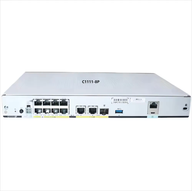Hot Selling Cisco C1111-8p 8 Ports Dual Ge Wan Internet Ethernet Router C1111-8p Enterprise Router