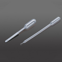 Pipette de transfert Pasteur jetable médicale 1ml 3ml