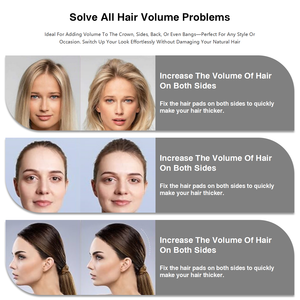 <span class=keywords><strong>One</strong></span>-<span class=keywords><strong>Piece</strong></span> Clip-in Real Natural Remy Human Hair Extensions Double Drawn Chinese Hair Top Volume Hair Patch avec Clips - Product Image 2