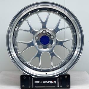 Cerchi Forgiati Bku 5x100 in 3 Pezzi per Subaru BRZ, Toyota 86 GT86 GR86, Volkswagen GOLF Beetle, 18 19 20 Pollici, Personalizzati LM-R con Finitura Spazzolata - Product Image 2