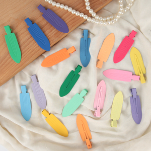 Bonbons dégradé de couleur pinces à cheveux accessoires Barrettes pas de courbure bec de canard pinces à cheveux <span class=keywords><strong>plates</strong></span> pour filles Salon de coiffure coiffure - Product Image 5