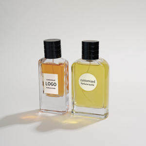 Botella fragante de vidrio de lujo, tapa de rociador de bomba de diseño transparente cuadrado, botella de Perfume de bolsillo bellamente diseñada - Product Image 1