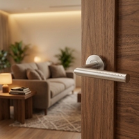 Poignée de porte antidérapante en acier inoxydable 304 pour salle de bain, idéale pour les hôpitaux (vente en gros)