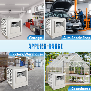 smart 18000m3/h Fixed Centrifugal air Cooler Industrial Evaporative Cooling <b>wall</b> <b>mounted</b> Heavy Duty Evaporative air cooler - Product Image 4