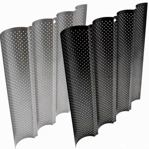 Poêle à pain, pour Baguette française en aluminium, avec revêtement anodisé, 8/4/6 feuilles - Product Image 4